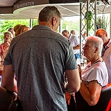 Ron in gesprek met Lenie